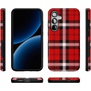 image:imageCasely Galaxy S10 Plus Case  Spruce  Kitty and Vibe Holiday  Essential Slim DualLayer Protective DesignAs if  Red Plaid