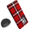 image:imageCasely Galaxy S10 Plus Case  Spruce  Kitty and Vibe Holiday  Essential Slim DualLayer Protective DesignAs if  Red Plaid