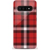 image:imageCasely Galaxy S10 Plus Case  Spruce  Kitty and Vibe Holiday  Essential Slim DualLayer Protective DesignAs if  Red Plaid