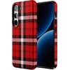 image:imageCasely Galaxy S10 Plus Case  Spruce  Kitty and Vibe Holiday  Essential Slim DualLayer Protective DesignAs if  Red Plaid