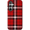 image:imageCasely Galaxy S10 Plus Case  Spruce  Kitty and Vibe Holiday  Essential Slim DualLayer Protective DesignAs if  Red Plaid
