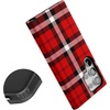 image:imageCasely Galaxy S10 Plus Case  Spruce  Kitty and Vibe Holiday  Essential Slim DualLayer Protective DesignAs if  Red Plaid