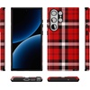 image:imageCasely Galaxy S10 Plus Case  Spruce  Kitty and Vibe Holiday  Essential Slim DualLayer Protective DesignAs if  Red Plaid