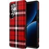 image:imageCasely Galaxy S10 Plus Case  Spruce  Kitty and Vibe Holiday  Essential Slim DualLayer Protective DesignAs if  Red Plaid