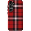 image:imageCasely Galaxy S10 Plus Case  Spruce  Kitty and Vibe Holiday  Essential Slim DualLayer Protective DesignAs if  Red Plaid