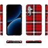 image:imageCasely Galaxy S10 Plus Case  Spruce  Kitty and Vibe Holiday  Essential Slim DualLayer Protective DesignAs if  Red Plaid
