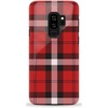 image:imageCasely Galaxy S10 Plus Case  Spruce  Kitty and Vibe Holiday  Essential Slim DualLayer Protective DesignAs if  Red Plaid