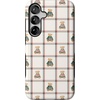 image:imageCasely Galaxy S10 Plus Case  Spruce  Kitty and Vibe Holiday  Essential Slim DualLayer Protective DesignBear Hugs  Teddy Squares