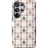 image:imageCasely Galaxy S10 Plus Case  Spruce  Kitty and Vibe Holiday  Essential Slim DualLayer Protective DesignBear Hugs  Teddy Squares