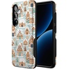 image:imageCasely Galaxy S10 Plus Case  Spruce  Kitty and Vibe Holiday  Essential Slim DualLayer Protective DesignBuilt Too Sweet  Frosted Village