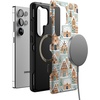 image:imageCasely Galaxy S10 Plus Case  Spruce  Kitty and Vibe Holiday  Essential Slim DualLayer Protective DesignBuilt Too Sweet  Frosted Village