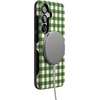 image:imageCasely Galaxy S10 Plus Case  Spruce  Kitty and Vibe Holiday  Essential Slim DualLayer Protective DesignChecked Twice  Green Plaid