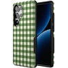image:imageCasely Galaxy S10 Plus Case  Spruce  Kitty and Vibe Holiday  Essential Slim DualLayer Protective DesignChecked Twice  Green Plaid
