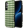 image:imageCasely Galaxy S10 Plus Case  Spruce  Kitty and Vibe Holiday  Essential Slim DualLayer Protective DesignChecked Twice  Green Plaid