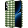 image:imageCasely Galaxy S10 Plus Case  Spruce  Kitty and Vibe Holiday  Essential Slim DualLayer Protective DesignChecked Twice  Green Plaid