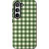 image:imageCasely Galaxy S10 Plus Case  Spruce  Kitty and Vibe Holiday  Essential Slim DualLayer Protective DesignChecked Twice  Green Plaid