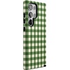 image:imageCasely Galaxy S10 Plus Case  Spruce  Kitty and Vibe Holiday  Essential Slim DualLayer Protective DesignChecked Twice  Green Plaid