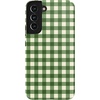 image:imageCasely Galaxy S10 Plus Case  Spruce  Kitty and Vibe Holiday  Essential Slim DualLayer Protective DesignChecked Twice  Green Plaid