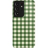 image:imageCasely Galaxy S10 Plus Case  Spruce  Kitty and Vibe Holiday  Essential Slim DualLayer Protective DesignChecked Twice  Green Plaid