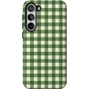 image:imageCasely Galaxy S10 Plus Case  Spruce  Kitty and Vibe Holiday  Essential Slim DualLayer Protective DesignChecked Twice  Green Plaid