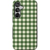 image:imageCasely Galaxy S10 Plus Case  Spruce  Kitty and Vibe Holiday  Essential Slim DualLayer Protective DesignChecked Twice  Green Plaid