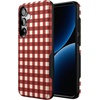 image:imageCasely Galaxy S10 Plus Case  Spruce  Kitty and Vibe Holiday  Essential Slim DualLayer Protective DesignChecked Twice  Red Plaid