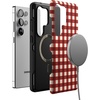 image:imageCasely Galaxy S10 Plus Case  Spruce  Kitty and Vibe Holiday  Essential Slim DualLayer Protective DesignChecked Twice  Red Plaid