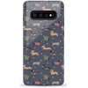 image:imageCasely Galaxy S10 Plus Case  Spruce  Kitty and Vibe Holiday  Essential Slim DualLayer Protective DesignDashing Doxies  Dachshund Dog