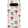 image:imageCasely Galaxy S10 Plus Case  Spruce  Kitty and Vibe Holiday  Essential Slim DualLayer Protective DesignFestive Girlie  Holiday Bows