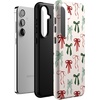image:imageCasely Galaxy S10 Plus Case  Spruce  Kitty and Vibe Holiday  Essential Slim DualLayer Protective DesignFestive Girlie  Holiday Bows