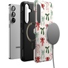image:imageCasely Galaxy S10 Plus Case  Spruce  Kitty and Vibe Holiday  Essential Slim DualLayer Protective DesignFestive Girlie  Holiday Bows