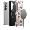 image:imageCasely Galaxy S10 Plus Case  Spruce  Kitty and Vibe Holiday  Essential Slim DualLayer Protective DesignFestive Girlie  Holiday Bows