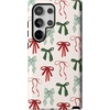 image:imageCasely Galaxy S10 Plus Case  Spruce  Kitty and Vibe Holiday  Essential Slim DualLayer Protective DesignFestive Girlie  Holiday Bows