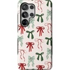image:imageCasely Galaxy S10 Plus Case  Spruce  Kitty and Vibe Holiday  Essential Slim DualLayer Protective DesignFestive Girlie  Holiday Bows