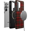 image:imageCasely Galaxy S10 Plus Case  Spruce  Kitty and Vibe Holiday  Essential Slim DualLayer Protective DesignFireside Flannel  Signature Plaid