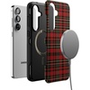 image:imageCasely Galaxy S10 Plus Case  Spruce  Kitty and Vibe Holiday  Essential Slim DualLayer Protective DesignFireside Flannel  Signature Plaid