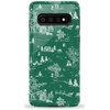 image:imageCasely Galaxy S10 Plus Case  Spruce  Kitty and Vibe Holiday  Essential Slim DualLayer Protective DesignHome for the Holidays  Mountain Town