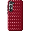 image:imageCasely Galaxy S10 Plus Case  Spruce  Kitty and Vibe Holiday  Essential Slim DualLayer Protective DesignOn the Dot  Maroon Polka Dot