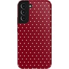 image:imageCasely Galaxy S10 Plus Case  Spruce  Kitty and Vibe Holiday  Essential Slim DualLayer Protective DesignOn the Dot  Maroon Polka Dot