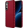 image:imageCasely Galaxy S10 Plus Case  Spruce  Kitty and Vibe Holiday  Essential Slim DualLayer Protective DesignOn the Dot  Maroon Polka Dot