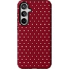 image:imageCasely Galaxy S10 Plus Case  Spruce  Kitty and Vibe Holiday  Essential Slim DualLayer Protective DesignOn the Dot  Maroon Polka Dot