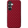 image:imageCasely Galaxy S10 Plus Case  Spruce  Kitty and Vibe Holiday  Essential Slim DualLayer Protective DesignOn the Dot  Maroon Polka Dot