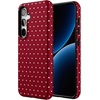 image:imageCasely Galaxy S10 Plus Case  Spruce  Kitty and Vibe Holiday  Essential Slim DualLayer Protective DesignOn the Dot  Maroon Polka Dot