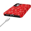 image:imageCasely Galaxy S10 Plus Case  Spruce  Kitty and Vibe Holiday  Essential Slim DualLayer Protective DesignPeppermint Kiss  Candy Cane