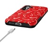 image:imageCasely Galaxy S10 Plus Case  Spruce  Kitty and Vibe Holiday  Essential Slim DualLayer Protective DesignPeppermint Kiss  Candy Cane