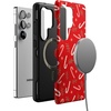 image:imageCasely Galaxy S10 Plus Case  Spruce  Kitty and Vibe Holiday  Essential Slim DualLayer Protective DesignPeppermint Kiss  Candy Cane