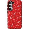 image:imageCasely Galaxy S10 Plus Case  Spruce  Kitty and Vibe Holiday  Essential Slim DualLayer Protective DesignPeppermint Kiss  Candy Cane