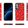 image:imageCasely Galaxy S10 Plus Case  Spruce  Kitty and Vibe Holiday  Essential Slim DualLayer Protective DesignPeppermint Kiss  Candy Cane