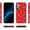 image:imageCasely Galaxy S10 Plus Case  Spruce  Kitty and Vibe Holiday  Essential Slim DualLayer Protective DesignPeppermint Kiss  Candy Cane