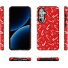 image:imageCasely Galaxy S10 Plus Case  Spruce  Kitty and Vibe Holiday  Essential Slim DualLayer Protective DesignPeppermint Kiss  Candy Cane